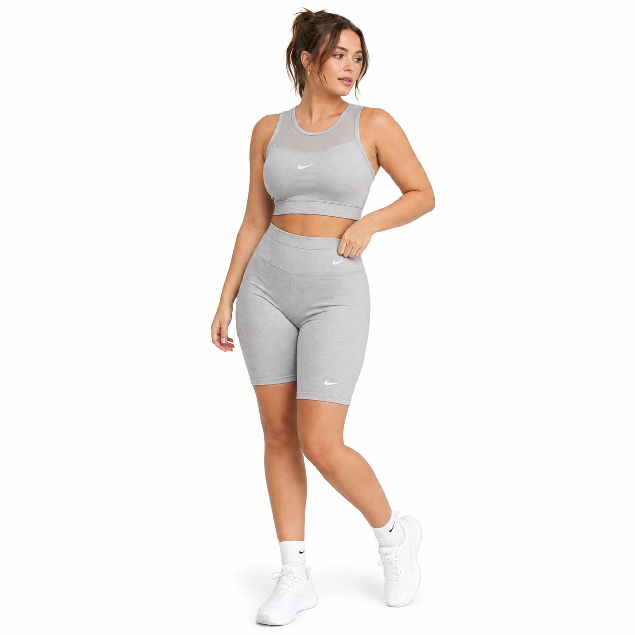 Conjunto deportivo top + leggins corto - Elástico, cómodo y de alta calidad para entrenar