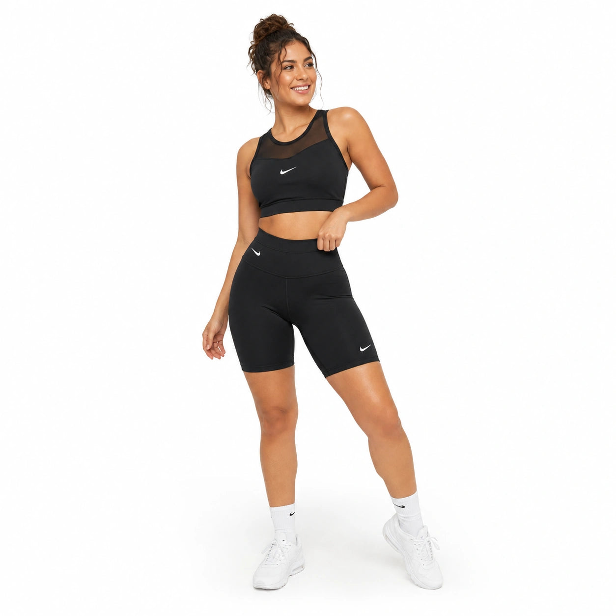 Conjunto deportivo top + leggins corto - Elástico, cómodo y de alta calidad para entrenar