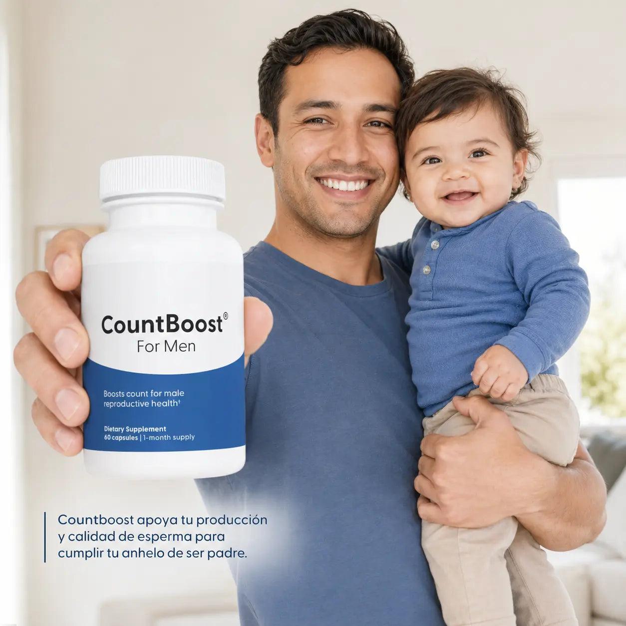 CountBoost® For Men - Ayuda tu producción y calidad de esperma para cumplir el anhelo de ser padre