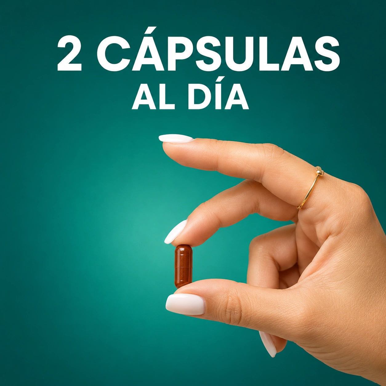 2 cápsulas al día, y listo